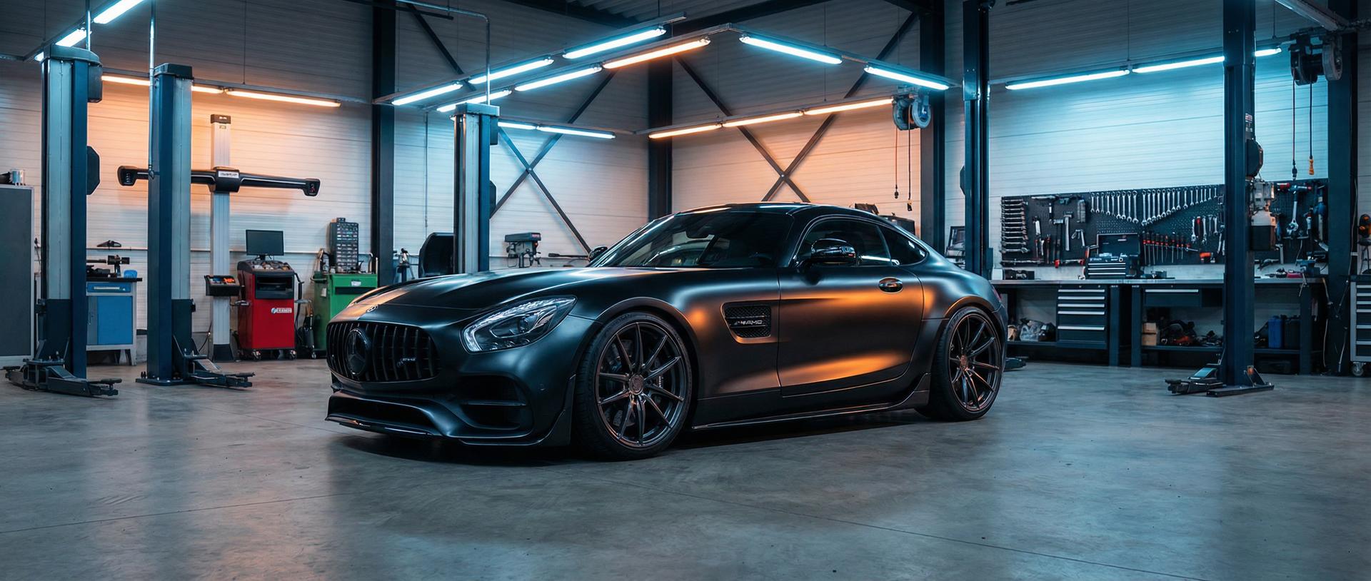 撸啊撸视频 AMG GT改装车间视频